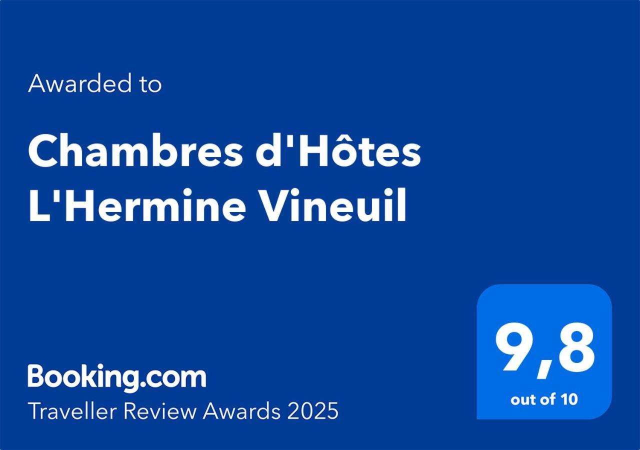 Chambres D'Hotes L'Hermine Vineuil Vineuil  Buitenkant foto